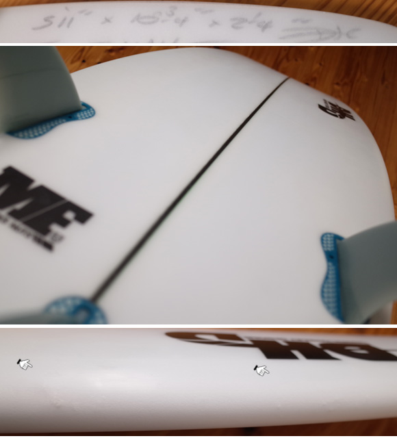 DHD 中古ショートボード 5`11 MF DUCKS NUTS 美品 (No.96291258