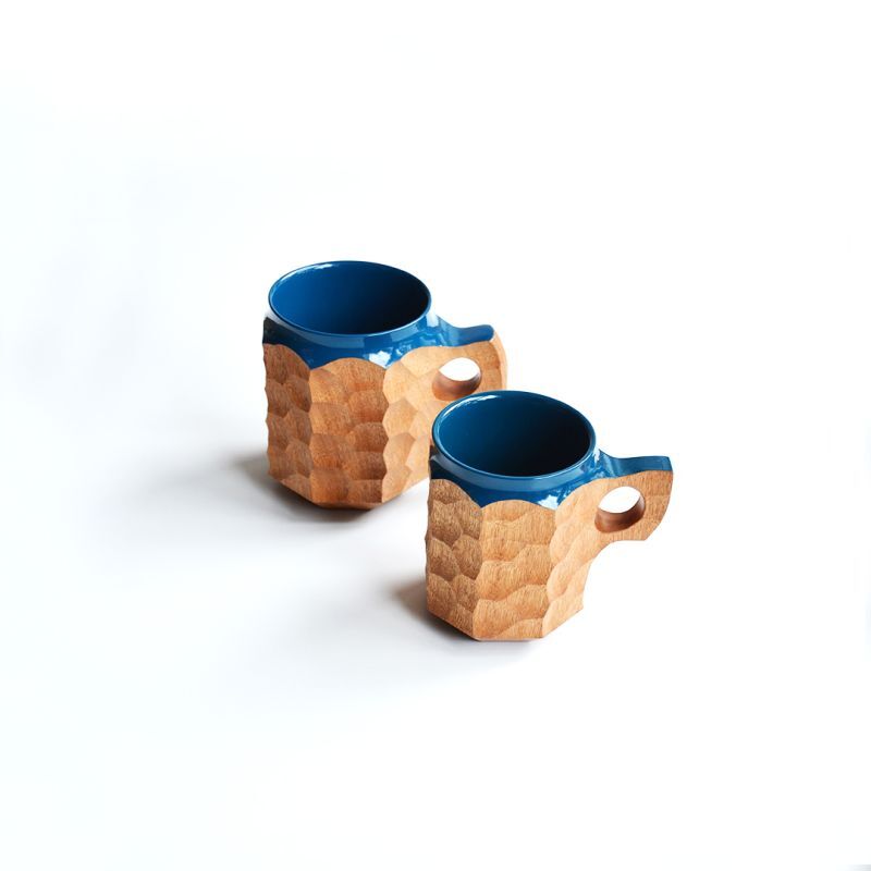 AKIHIRO WOOD WORKS /jincup-Urushi Hybrid Blue 2L ※ご購入条件付き