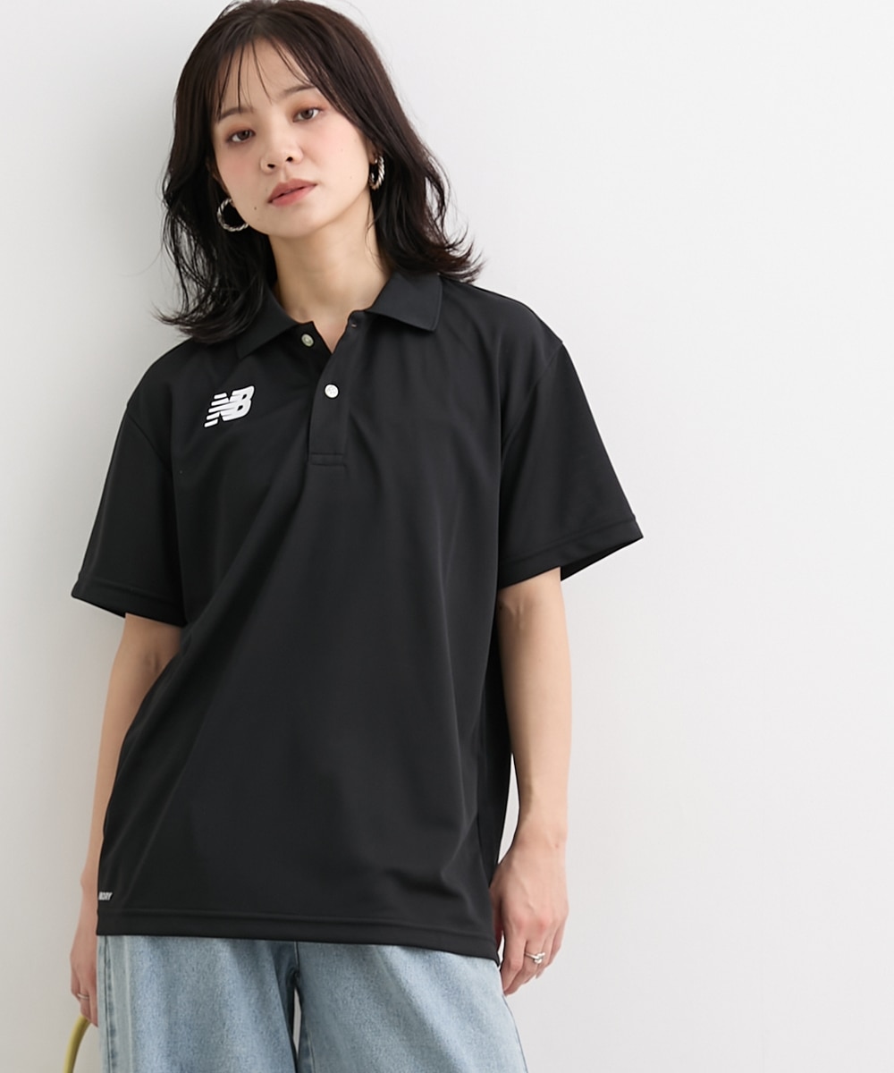 ロゴプリント衿リブ半袖ポロシャツ（ニューバランス） 通販【ニッセン】