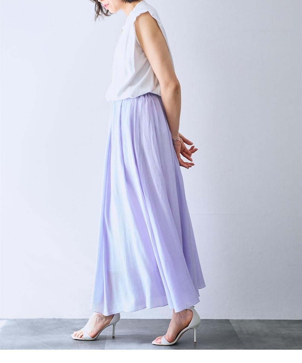 ボリュームマキシフレアスカート＜大きいサイズ有＞【OtonaSMILE