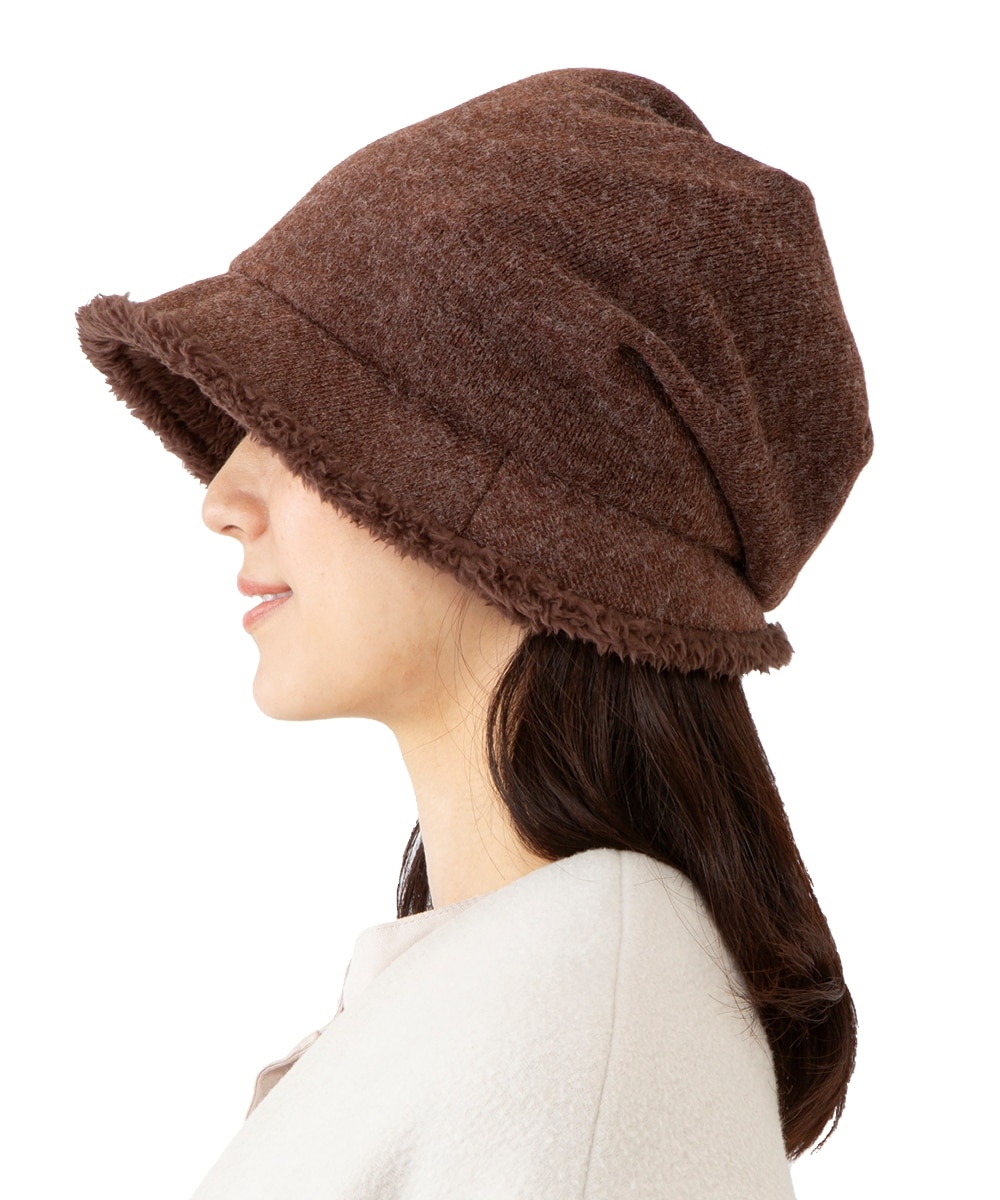 あったかボアの耳当て付きキャスケット（帽子） 通販【ニッセン】