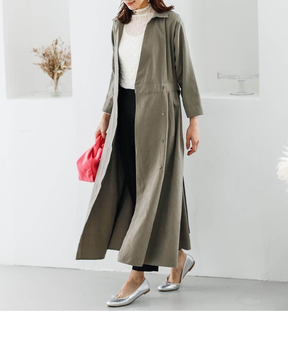 カシュクールAラインワンピース＜大きいサイズ有＞【OtonaSMILE】 通販