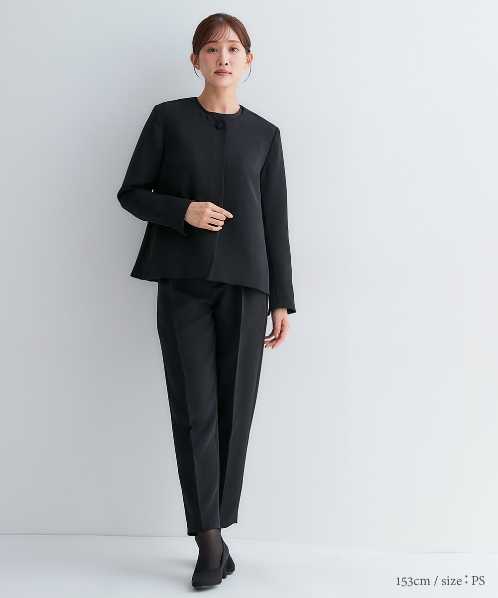 小さいサイズ 【喪服・礼服】3点セットアップスーツ（Aライン