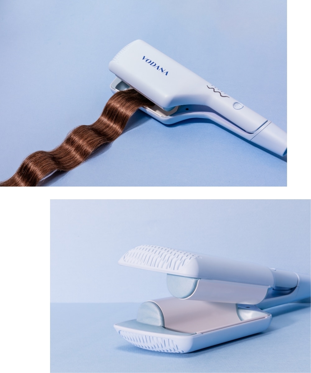 VODANA(ボダナ)】 トリプルフローウェーブアイロン40mm(TRIPLE FLOW