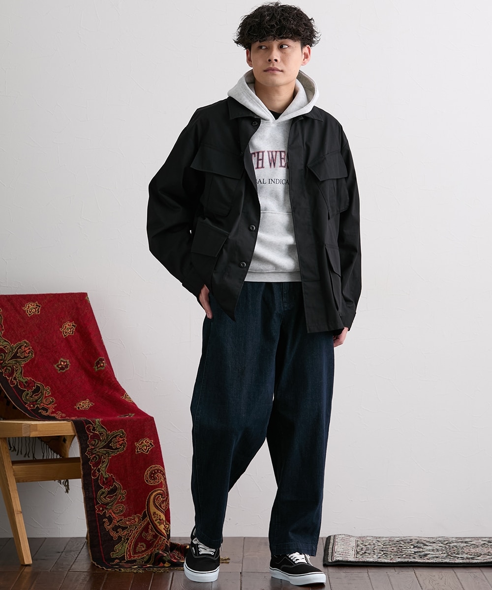 オーバーサイズミリタリーシャツジャケット （はっ水） 通販【ニッセン】