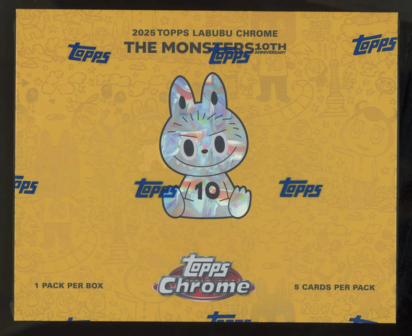 2025 Topps Chrome LABUBU 10th Anniversary Hobby Box – Northwest