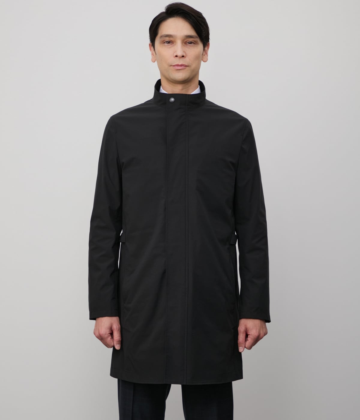 撥水・ストレッチ】SOLOTEX 2WAY ライトスタンドカラーコート(11385302