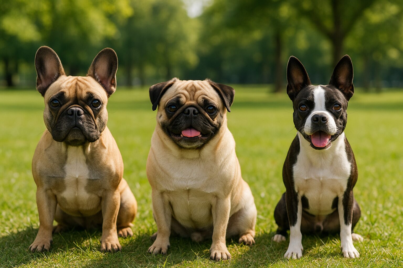 フレンチブルドッグ・パグ・ボストンテリアどれが飼いやすい？性格