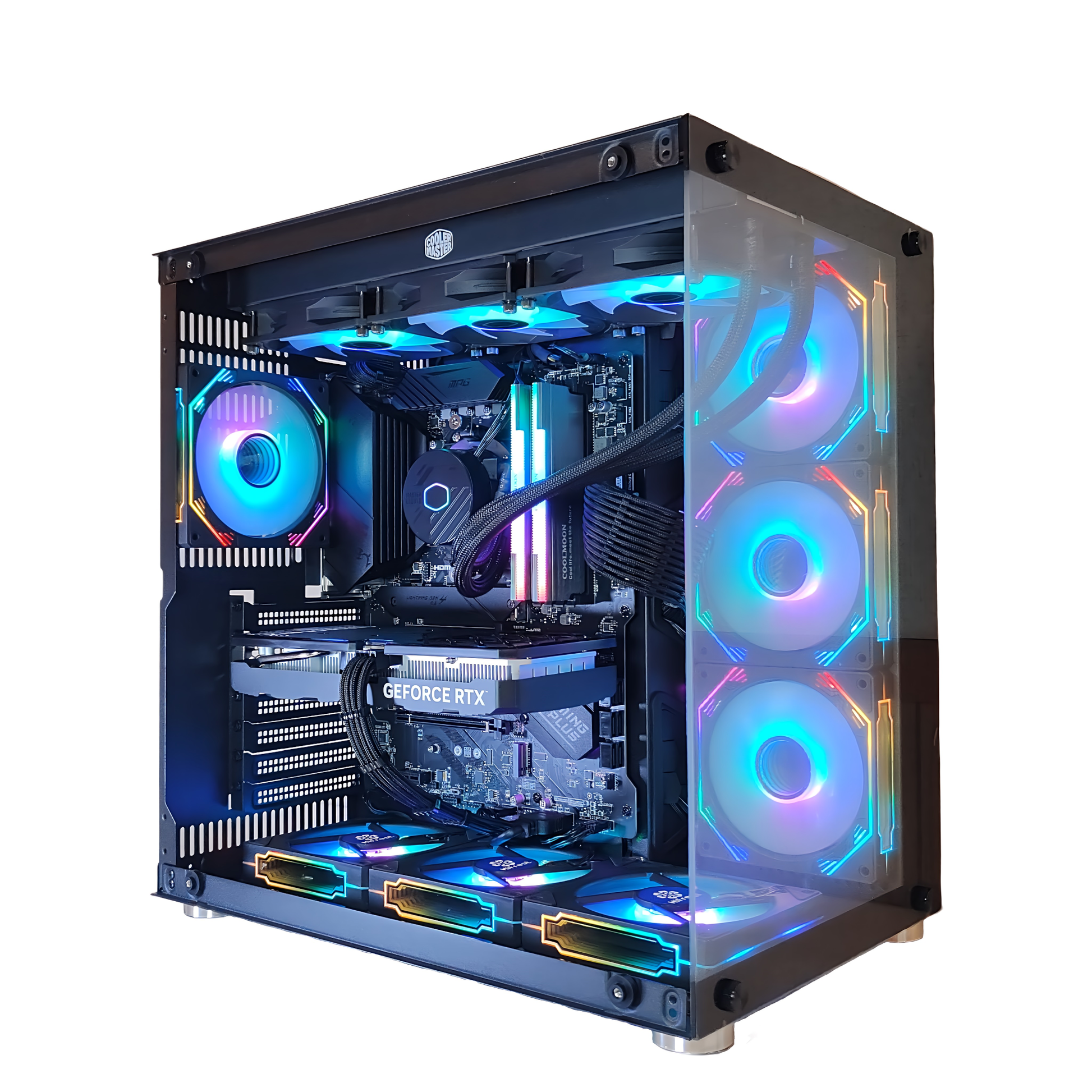 AMD Ryzen9 9950x ／ RTX5090 32GB ガラス2面ATX ゲーミングPC