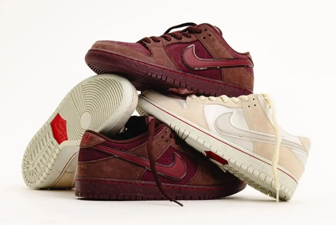 Nike SB Dunk Low City of Love FZ5654-100 FN0619-600 | SneakerFiles