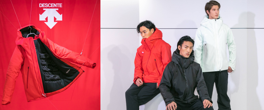 DESCENTE 水沢ダウンを使用した「DESCENTE MIZUSAWA DOWN JACKET