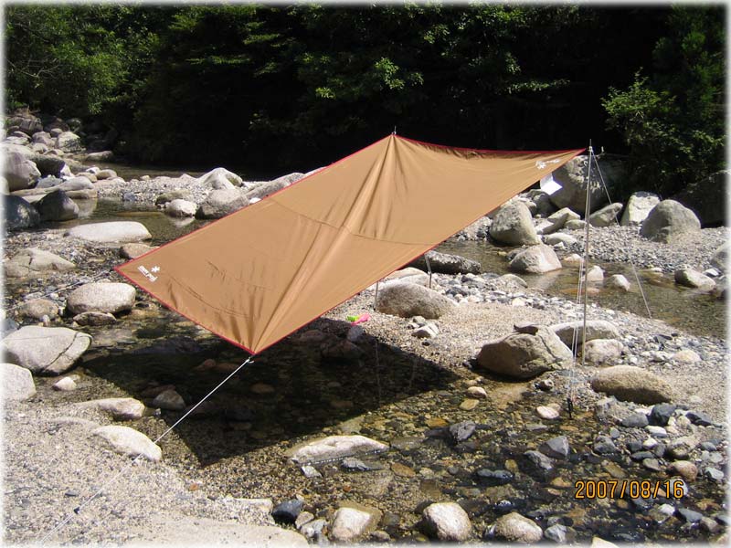 snow peak club:“ポンタ” ＋TP-161ライトタープポール125