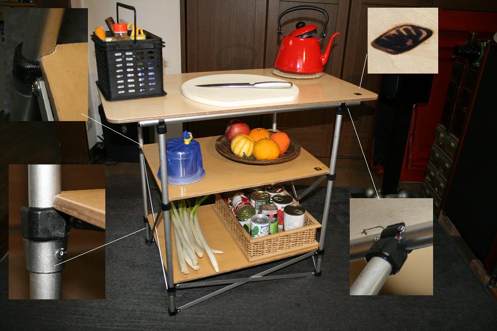 snow peak club:フィールドキッチンテーブル竹