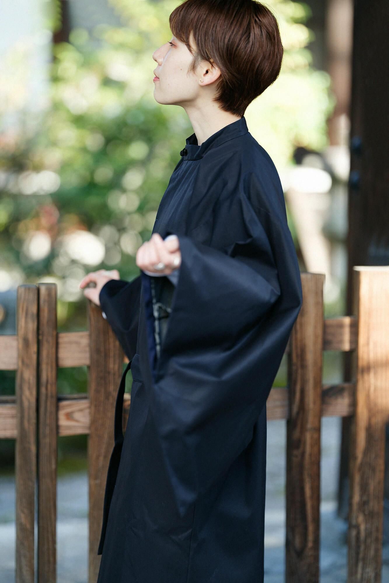 net限定】撥水綾織（はっすいあやおり） 円領外套（えんりょうが
