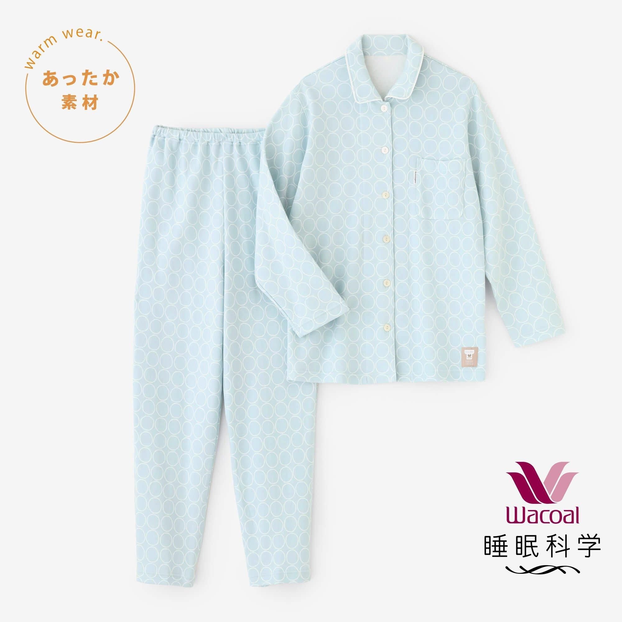 net限定】ワコール/睡眠科学 パジャマ／わならべ 灰白色（かいはくしょく）