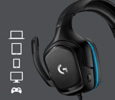 G431 ゲーミングヘッドセット ロジクールG [φ3.5mmミニプラグ＋USB /両