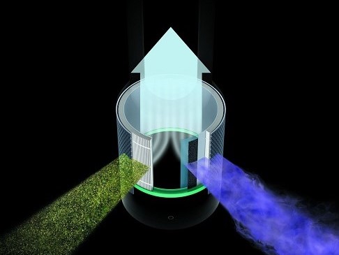 Dyson Pure Hot + Cool 羽根のない扇風機 HP00 IS N [空気清浄機