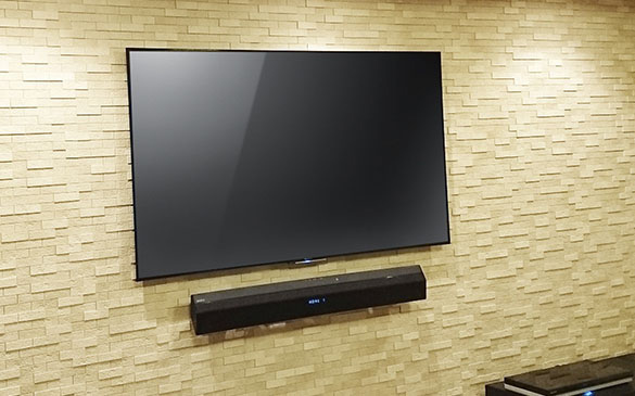 ソニーストア ブラビア+サウンドバー壁掛け設置パック | テレビ