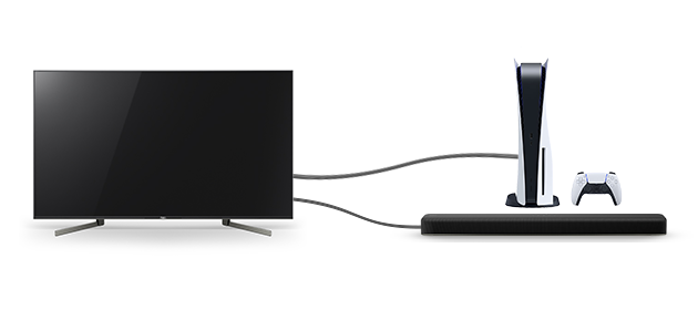 ブラビアにサウンドバーをつなぐ | X8000H | 他機器とつなぐ | テレビ