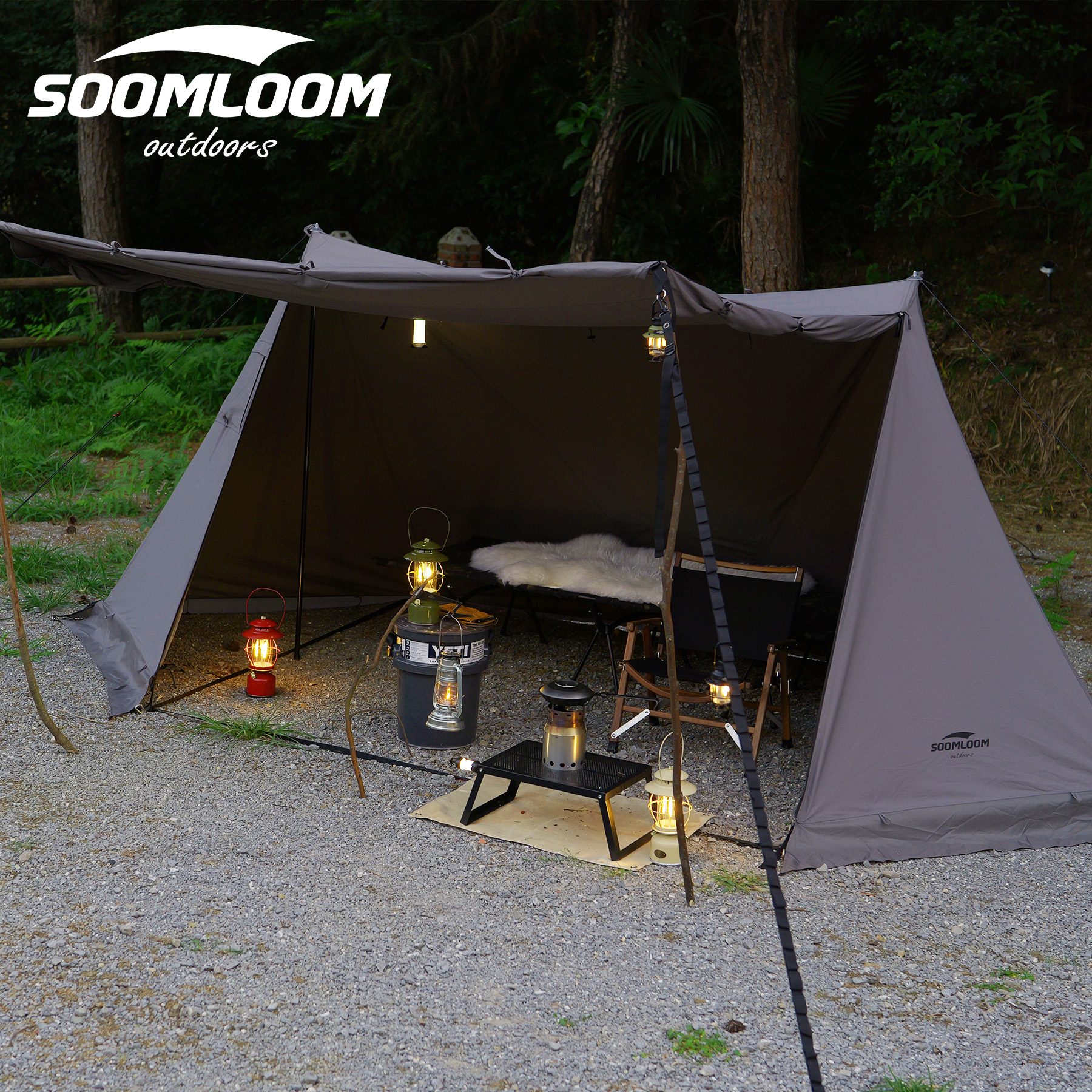 公式]SOOMLOOM official shop / Soomloom テント 2人用 1.65 Military Tent