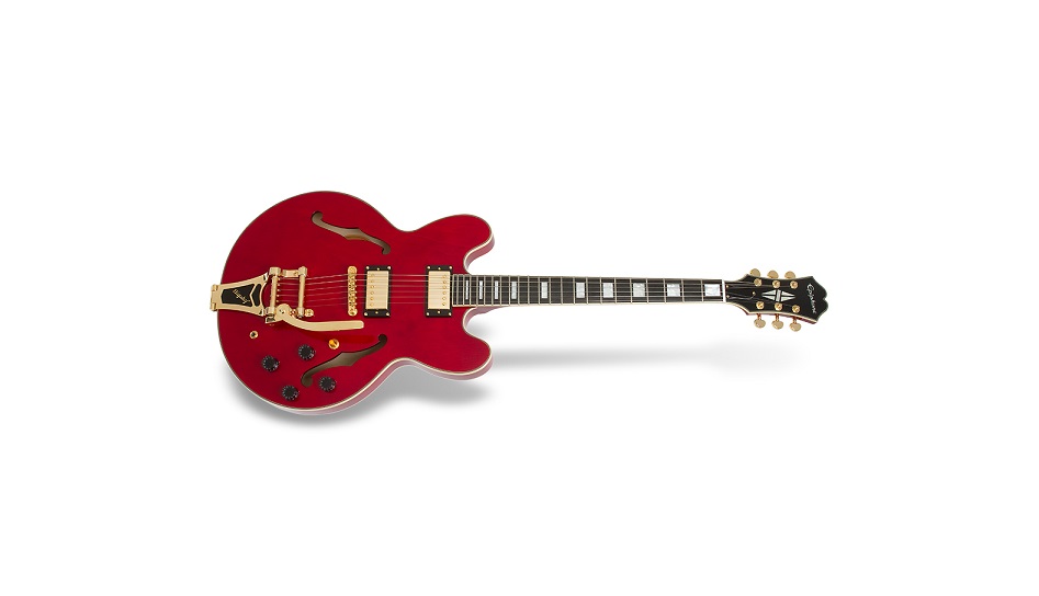 EPIPHONE ES355 WITH BIGSBY LIMITED EDITION CHERRY FINISH GOLD