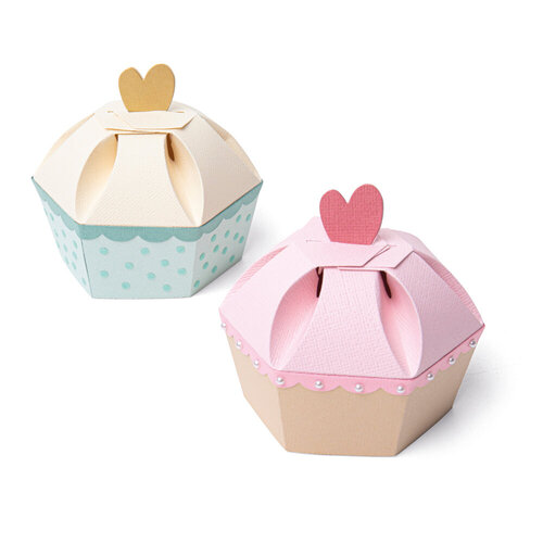 Sizzix - Thinlits Dies - Fabulous Cupcake Box