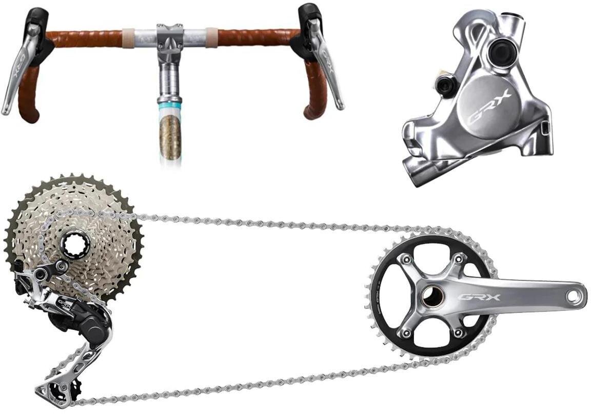 Shimano GRX 810 complete group Silver LTD - Portland Bike Shop