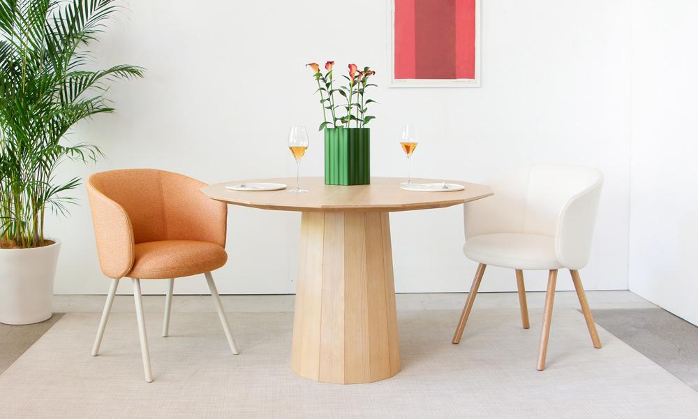 カラーウッドダイニング120 / プレーンKarimoku New Standard