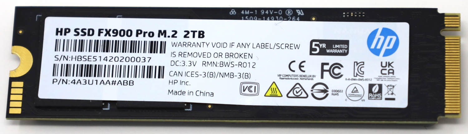 HP FX900 Pro 2TB PCIe Gen4 NVMe SSD Review - ServeTheHome