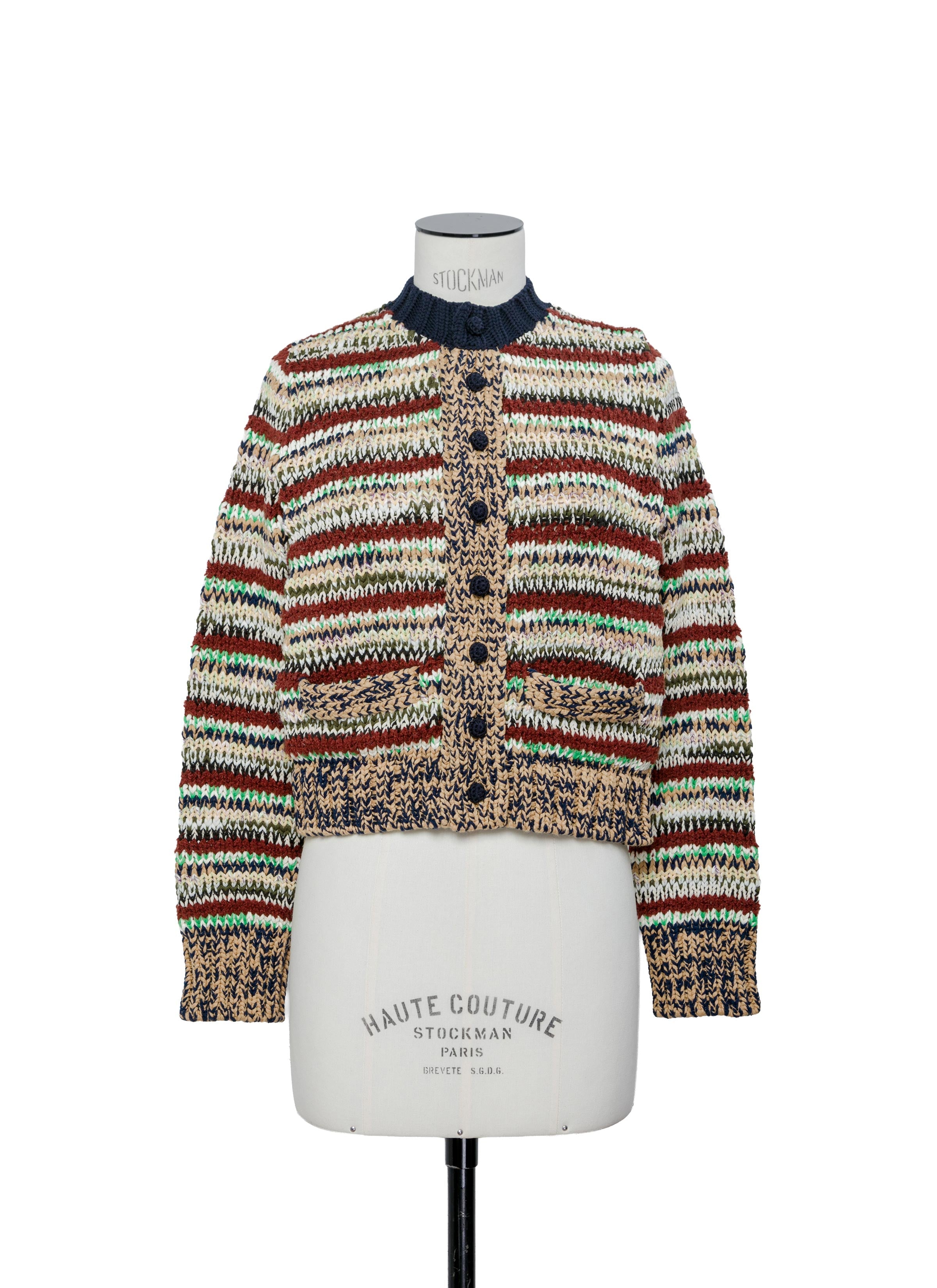 Mix Knit Cardigan | sacai Official Store サカイ オフィシャル