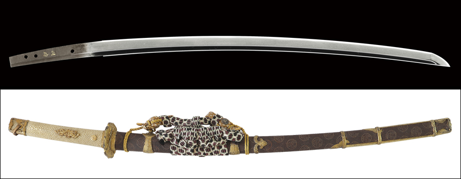 刀 （金象嵌銘）国時（延寿） Katana:Kunitoki