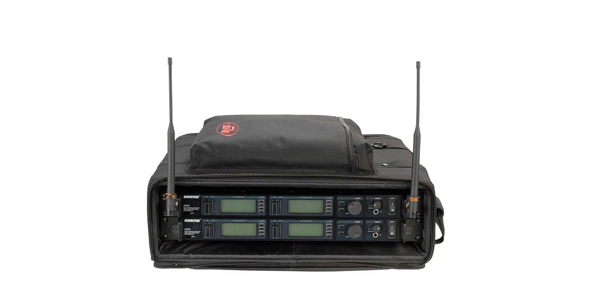 2U Rack Soft Case - Wireless Microphone | Portable & Safe