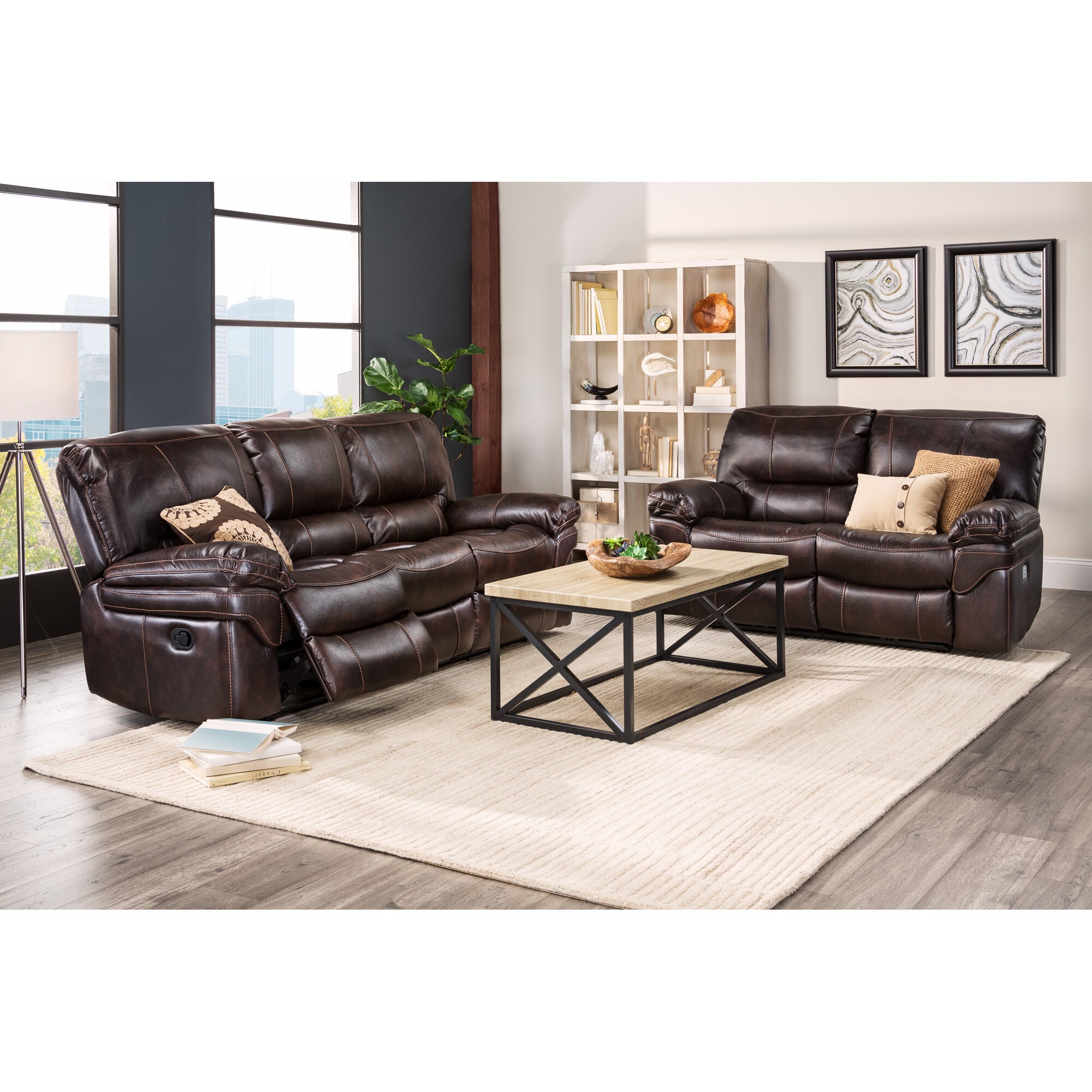Valdez Reclining Sofa and Glider Console Loveseat – Slumberland