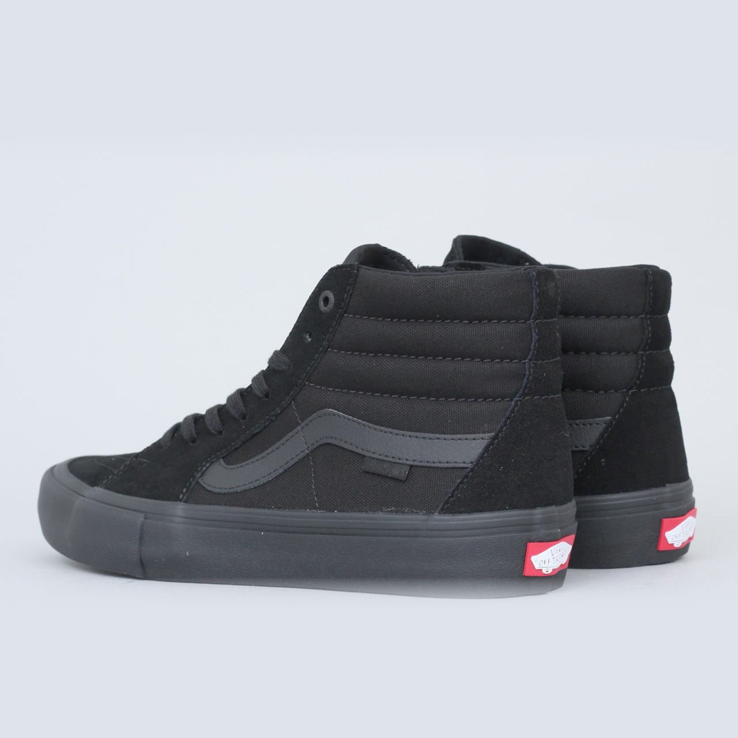 Vans Sk8-Hi Pro Shoes Blackout from Slam City Skates London UK