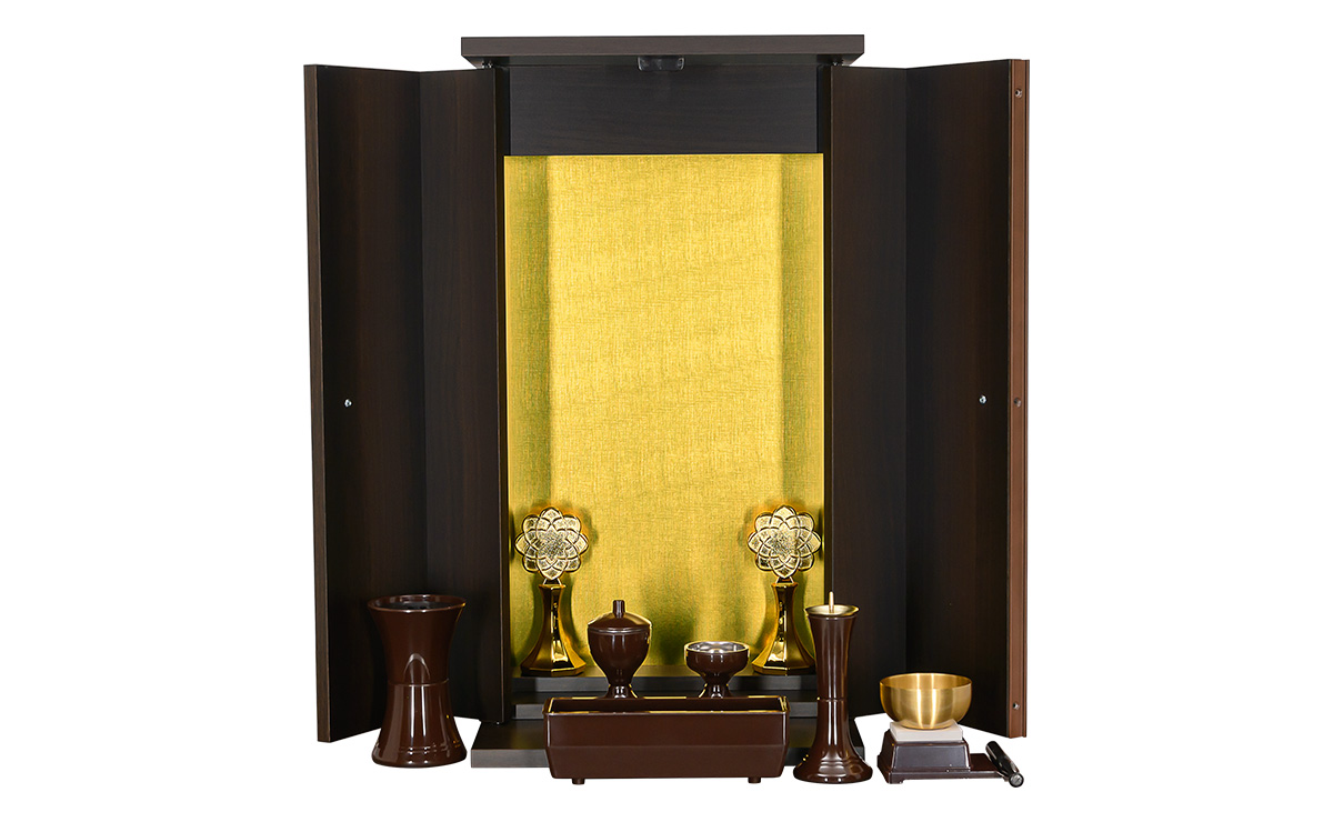 コンパクト仏壇 チェック ダーク | 創価学会仏壇＆仏具専門店 SGI仏壇