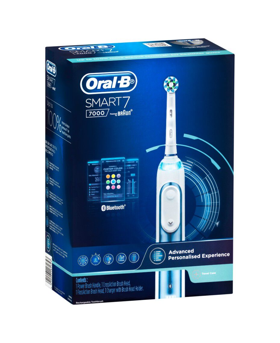 Oral-B | Smart 7 7000 Electric Toothbrush with Travel Case
