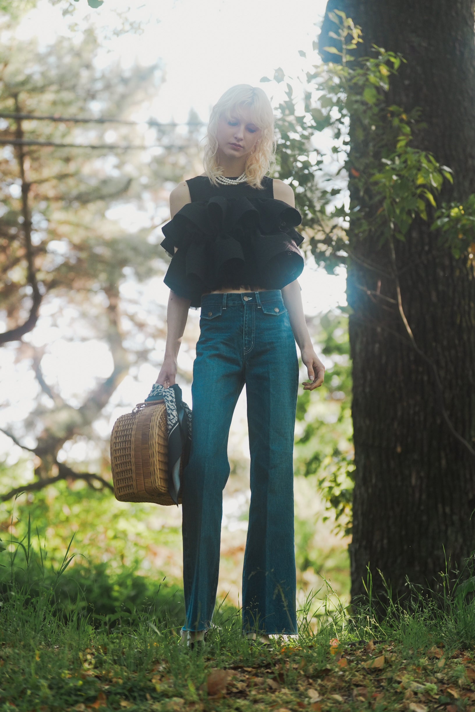 BLOOM cotton lace tops – shéller / シェリエ