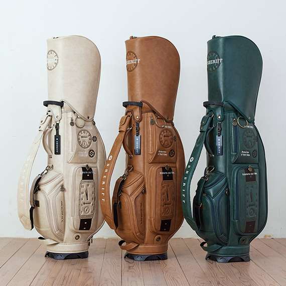 SAT-001CB.キャメル（合成皮革） – キャディバッグ・ゴルフバッグ