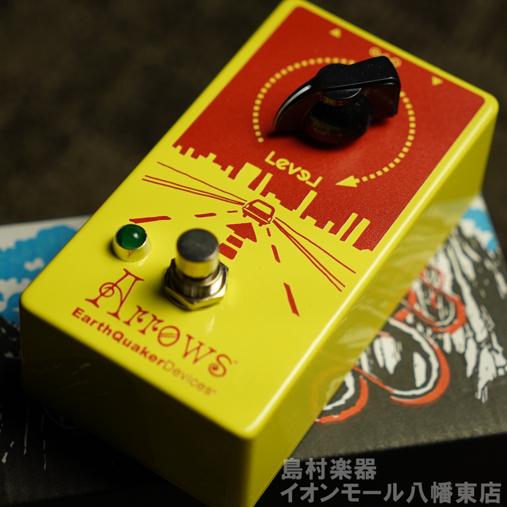 限定モデル】EarthQuaker Devices Arrows/ミチ – Southern Yellow