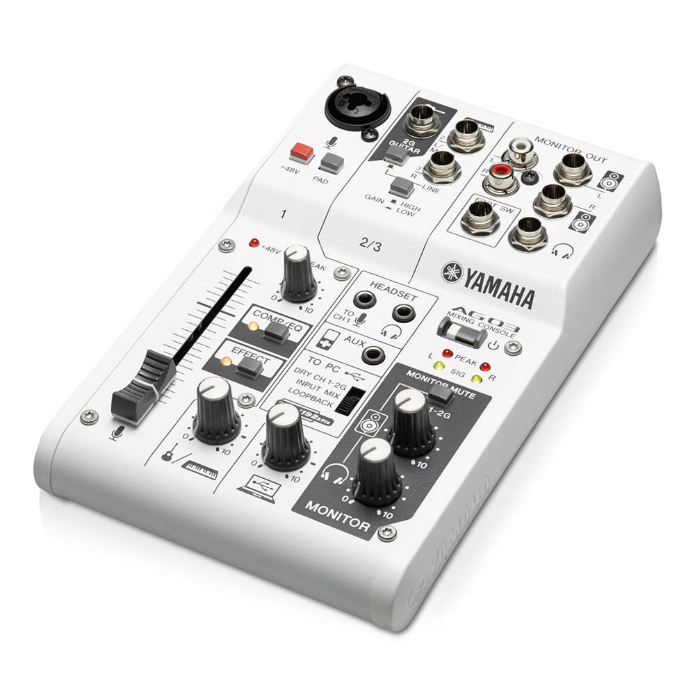 ウェブキャスティングミキサー】配信用ミキサー YAMAHA AG03/AG06在庫