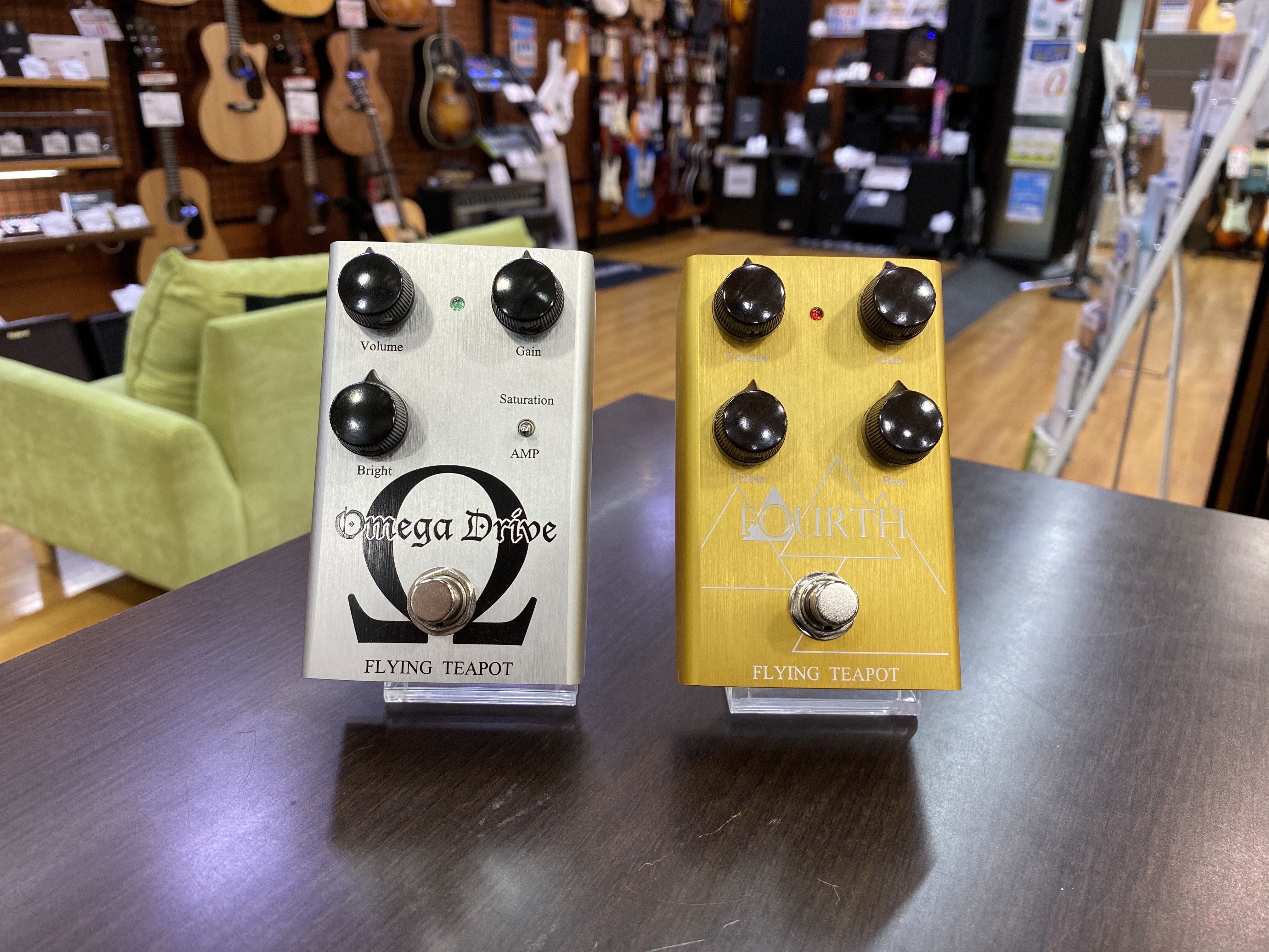 エフェクター】Flying TeapotのOmega DriveとDelta Fourthが特別価格に