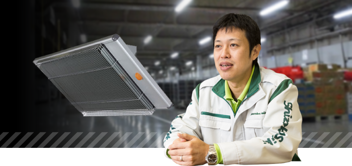 遠赤外線電気ヒーター | 開発ストーリー | 仕事を知る | 静岡製機採用