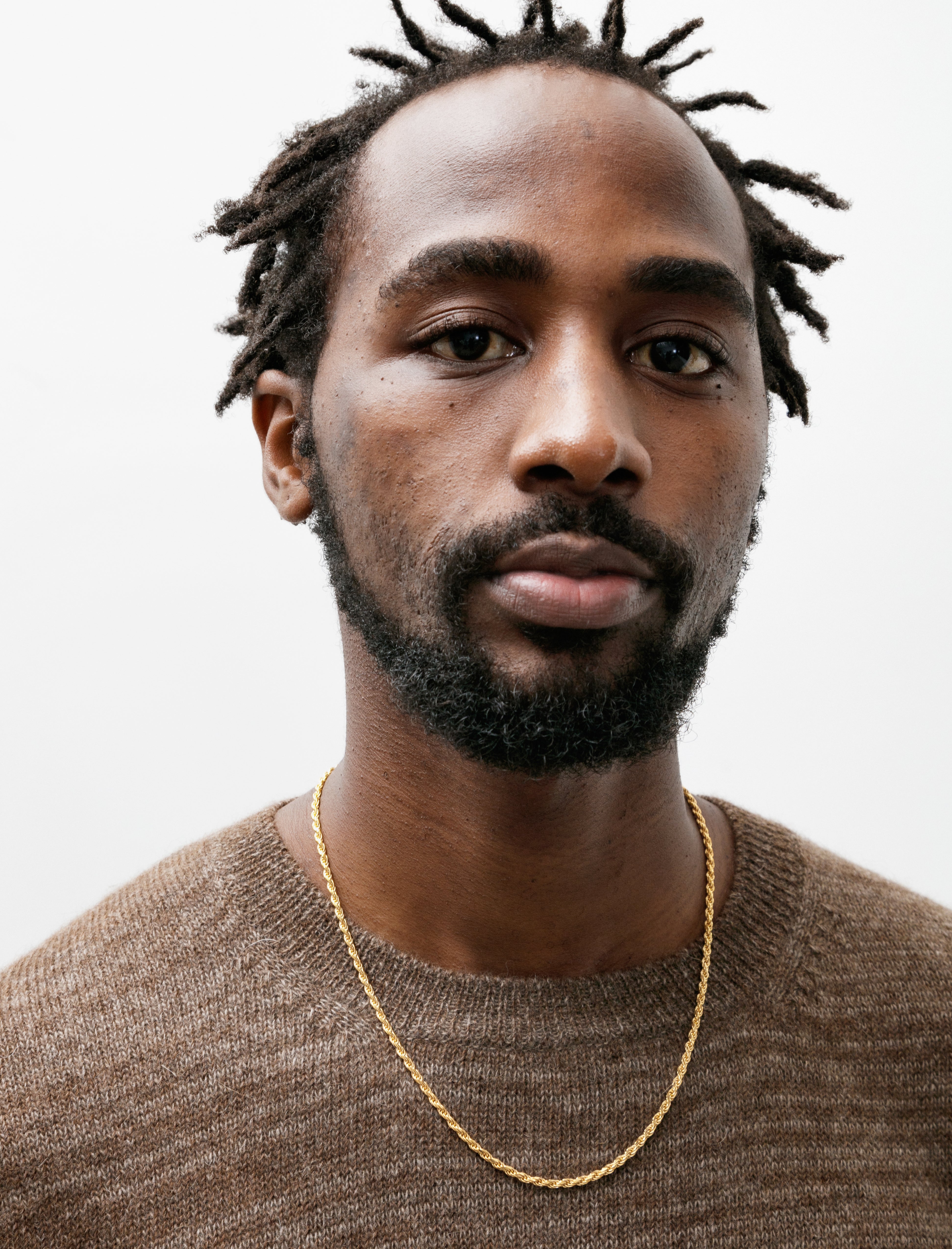 All Blues Rope Necklace Thick Polished Gold – Neighbour