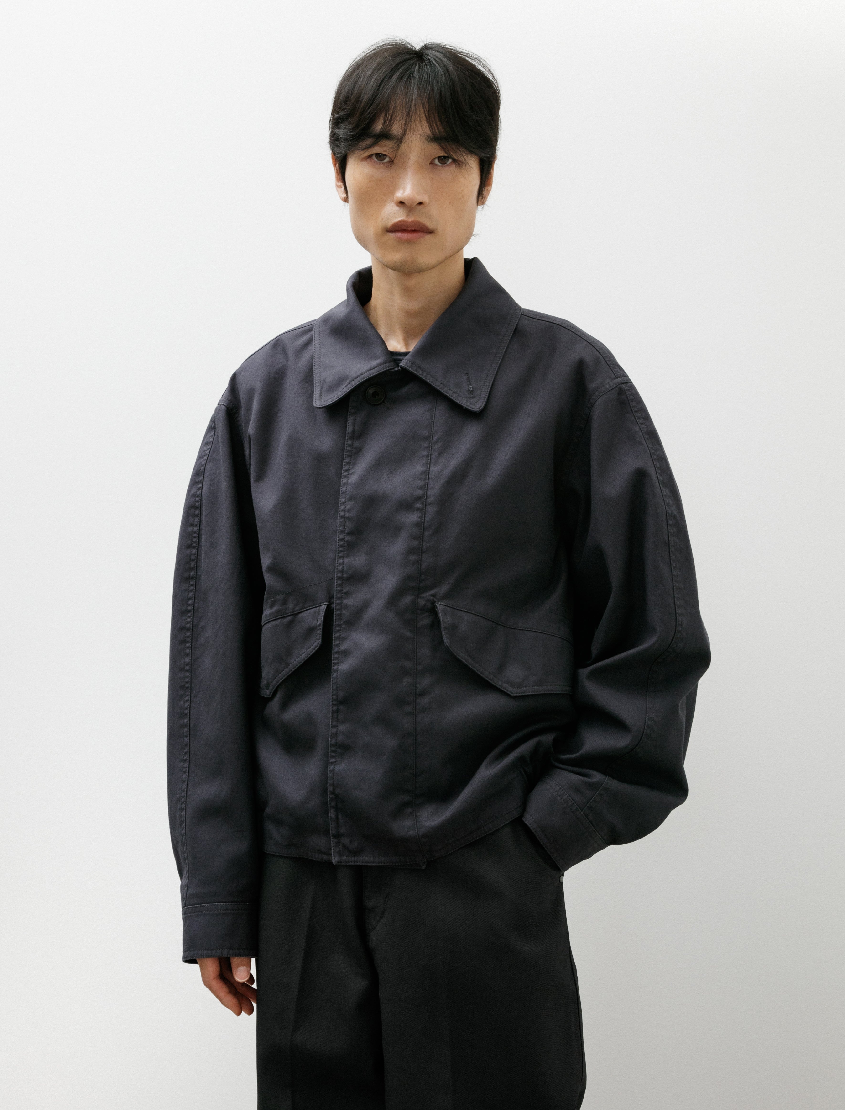 Lemaire Boxy Blouson Graphite Blue – Neighbour