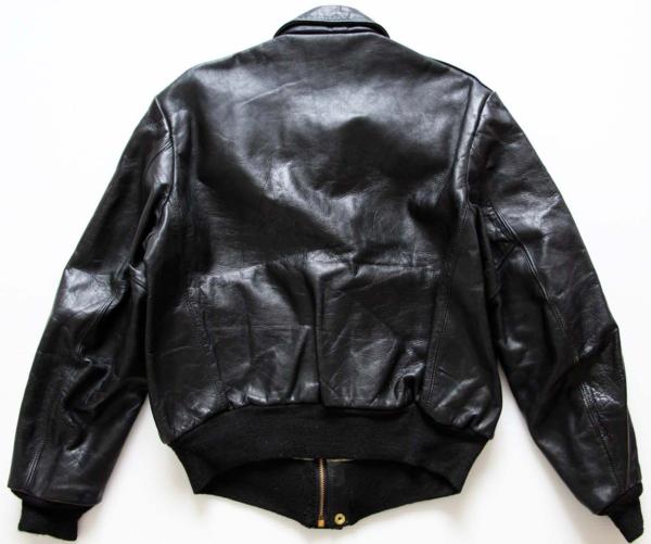 60s UNKNOWN A-2タイプ フライト レザージャケット 黒 - Sixpacjoe Web