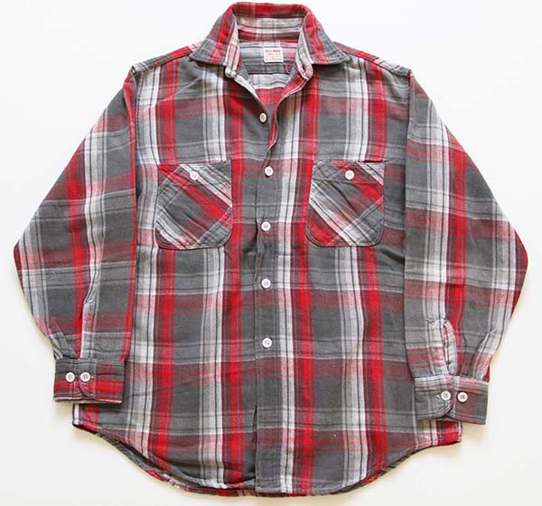 60s Penneys BIGMACビッグマック チェック コットン フランネルシャツ