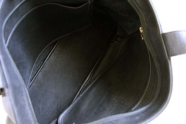 USA製 COACH オールド コーチ レザー トートバッグ 黒☆4155