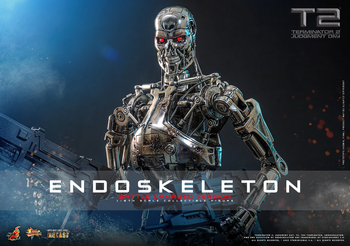 Endoskeleton (Battle Damaged Version) Sixth Scale Figure by Hot
