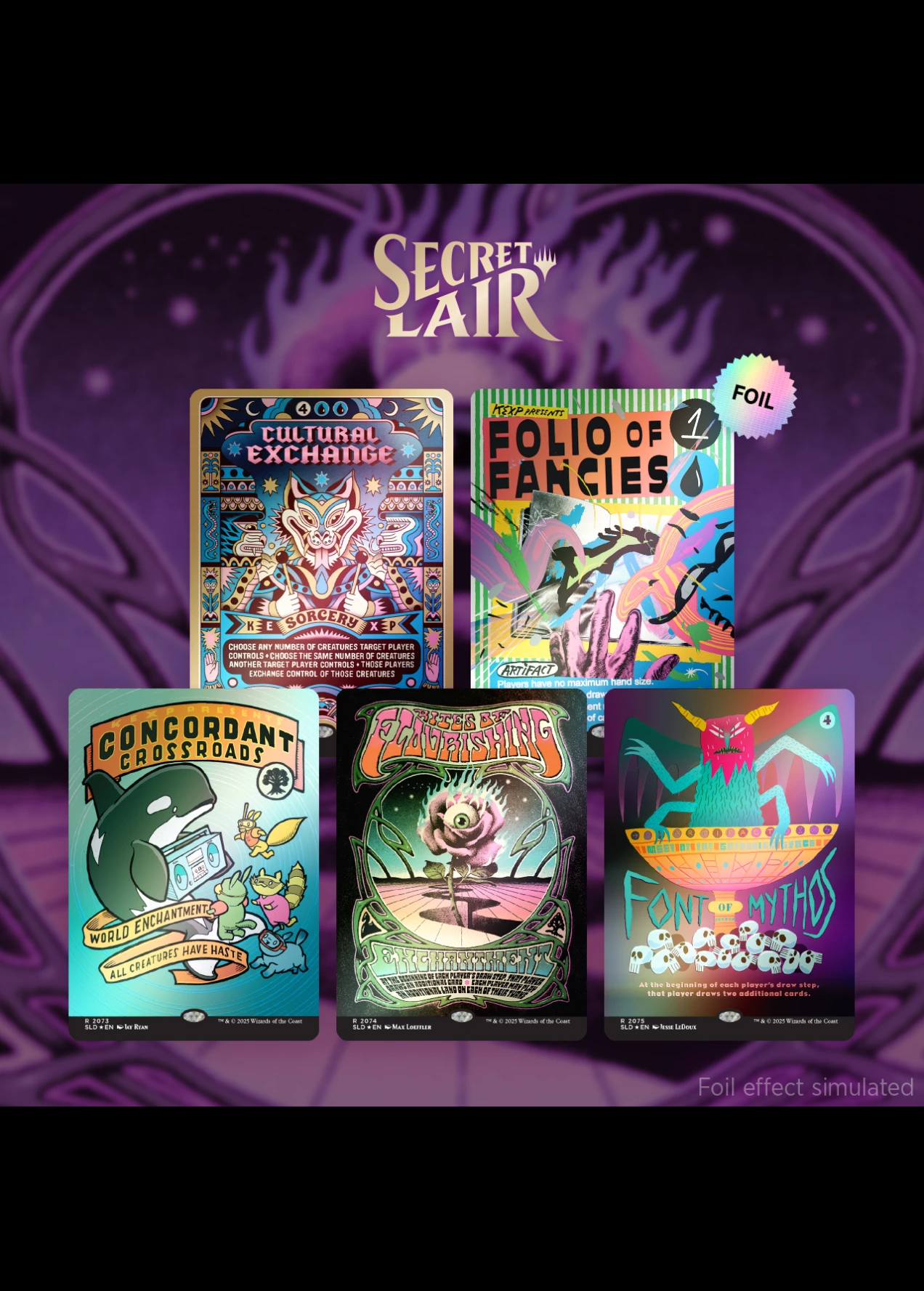 Secret Lair x KEXP: You Are Not Alone | RAINBOW FOIL EDITION