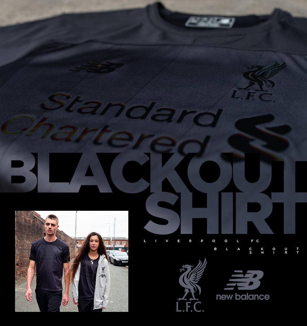 ニューバランス ”リバプールFC 19-20限定ブラックアウト ユニフォーム